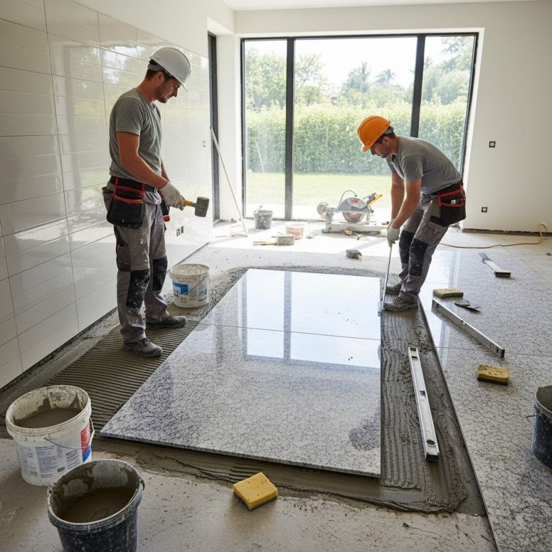 Marble Tile Floor Installation in Alpharetta, GA